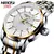 Relógio Nibosi masculino em Aço Inox - HOME TECH SHOP