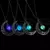 Colar Luminoso Pedra Lunar - Pingente Fosforescente, Presente Feminino, 4 Cores - Corrente 50cm - loja online