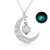 Colar Luminoso Pedra Lunar - Pingente Fosforescente, Presente Feminino, 4 Cores - Corrente 50cm - loja online