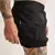 Short running con calza CRESPI negro - KOKUEN
