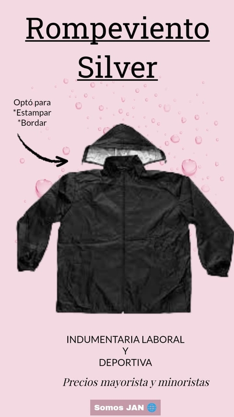 Rompe viento silver