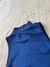 Top Azul lycra con cintas (Usado) en internet