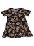 Vestido negro flores Cuesta Blanca (Usado)