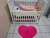 Rede De Berço Para Bebê Rosa Trabalhada Confortável Macia - loja online