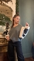 SWETER GRIS ESCOTE V - comprar online
