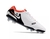 Chuteira Campo Nike Tiempo Branco/Laranja - RC na Rede
