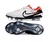 Chuteira Campo Nike Tiempo Branco/Laranja - loja online