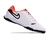 Chuteira Society Nike Tiempo (TF) - Branco/Laranja - RC na Rede