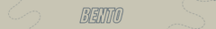 Banner de la categoría BENTO