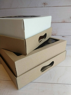 CAJA DESAYUNO 25X25X12CM - MICROCORRUGADO MARRÓN- 5029 - comprar online