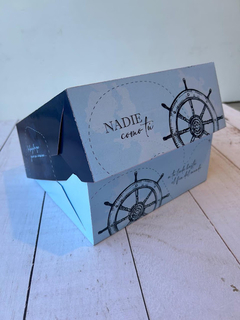CAJA 22X22X9CM BENTO- LINEA NAUTICA - 9008A en internet