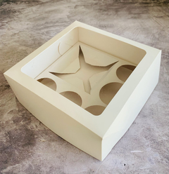 CAJA BENTO 22X22X9CM- 5 CUPCAKES- 1053 - comprar online