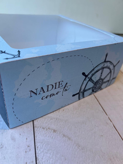 CAJA 22X22X9CM BENTO- LINEA NAUTICA - 9008A - comprar online