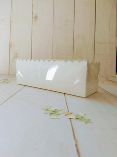 CAJA BUDIN 23X8X7.5CM TAPA PVC- DISEÑO VALENTINA-1103 - comprar online