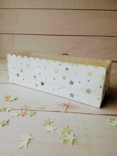 CAJA BUDIN 23X8X7.5CM TAPA PVC- DISEÑO VALENTINA ESTRELLAS- 1104 - comprar online