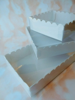 CAJA 12.5X12.5X3CM TAPA PVC- DISEÑO MINI DEGUSTACIÓN II- 1028 - comprar online