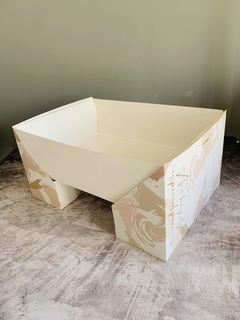 CAJA MESA 25x35x10CM- DISEÑO ROSA- 1108 en internet