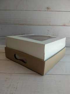 CAJA DESAYUNO 35X25X12CM - MICROCORRUGADO BLANCO- 5061A en internet