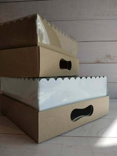 CAJA FAJA PVC 25X25X13CM - MICROCORRUGADO BLANCO- 5062 en internet