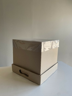 CAJA DRIP 31X31X32CM- TAPA PVC - MICROCORRUGADO MARRÓN- 5027 - comprar online