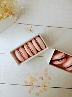 CAJA 11×5,5×5,5CM TAPA PVC- MINI MACARONS- 1068A - comprar online