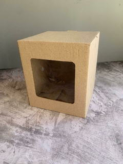 CAJA 15X17X15CM CON VISOR BOX MULTIPROPOSITO - MICROCORRUGADO MARRÓN- 5066A - comprar online