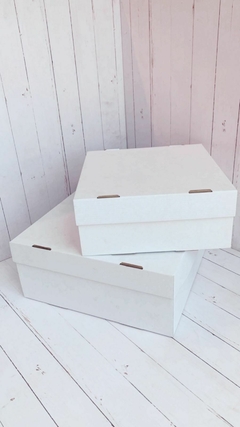 CAJA PLUSS 28.5X29X12.5CM - MICROCORRUGADO BLANCO- 5081 - comprar online