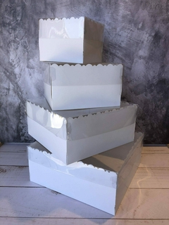 CAJA 15X15X12CM- TAPA PVC- DISEÑO PRAGA I- 1018 - comprar online
