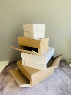 CAJA 22X22X12CM MICROCORRUGADO BLANCO- DISEÑO ROMY III- 5009A - comprar online
