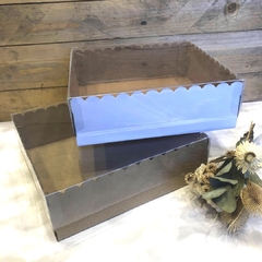 CAJA 25X25X8CM- TAPA PVC - MICROCORRUGADO BLANCO- 5040 - comprar online