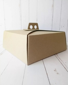 CAJA TORTA 27X27X10CM- MICROCORRUGADO MARRÓN- 5017 - comprar online