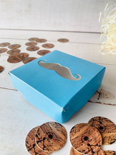 CAJA 10.5X10.5X3CM DISEÑO FELIZ DIA PAPÁ- MINI COOKIE- 1059 - comprar online