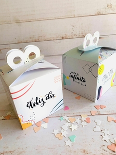 CAJA 11X11X11CM MINI BOX - FELIZ DIA- 6209 - comprar online