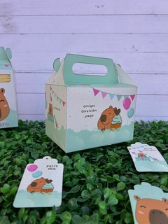 CAJITA FELIZ CAPYBARA 9.5X9.5X12.5- 1055B - comprar online