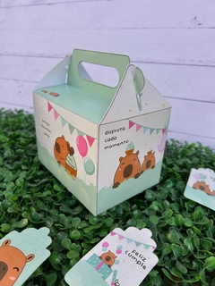 CAJITA FELIZ CAPYBARA 9.5X9.5X12.5- 1055B - Servipack Packaging