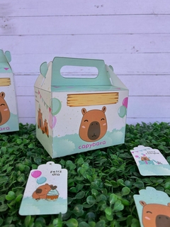 CAJITA FELIZ CAPYBARA 9.5X9.5X12.5- 1055B en internet