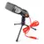 Microfone condensador profissional de gravação jack de 3,5 mm com suporte, com na internet