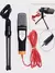 Microfone condensador profissional de gravação jack de 3,5 mm com suporte, com - loja online
