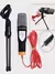 Microfone condensador profissional de gravação jack de 3,5 mm com suporte, com