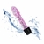 Vibrador Translúcido Personal Texturizado - À Pilha - CORES SORTIDAS - Ponto G
