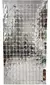 Cortina Metalizada Shimmer Cuadrada Decoracion 2x1m en internet