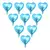 Globo Corazón Metalizado 45cm - comprar online