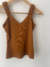 BLUSA DE ALÇA FRANZIDA