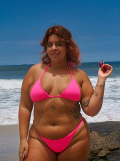Calcinha de Fita Rosa Vibrante - loja online