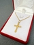 Cruz de bordes labrados con Cristo - comprar online