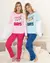 Pijama de jersey Mujer Invierno (LEN25351) - comprar online