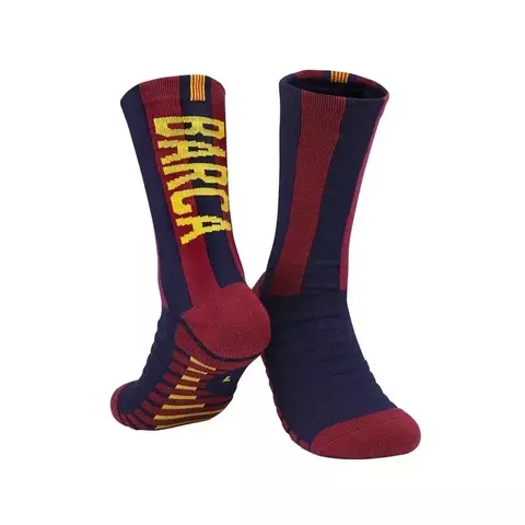 Meias clube de futebol antiderrapante esportes respirável toalha profissional engrossado meias de futebol equipes de futebol meias para homens crianças