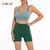 Frete grátis Jcolour Conjunto de Top e Shorts Esportivo Feminino, Respirável e de Secagem Rápida para Yoga e Corrida - Drops Angels
