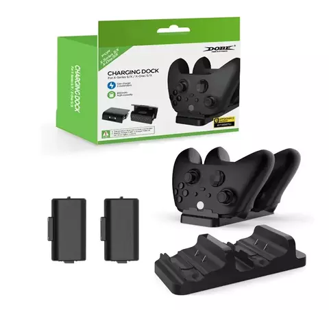 Base carregadora + 2 Baterias Controle Xbox Series X/S Dobe Frete Gratis