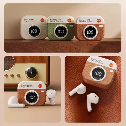 2025 Novos fones de ouvido sem fio TWS com Bluetooth 5.4 36 horas de reproduçã